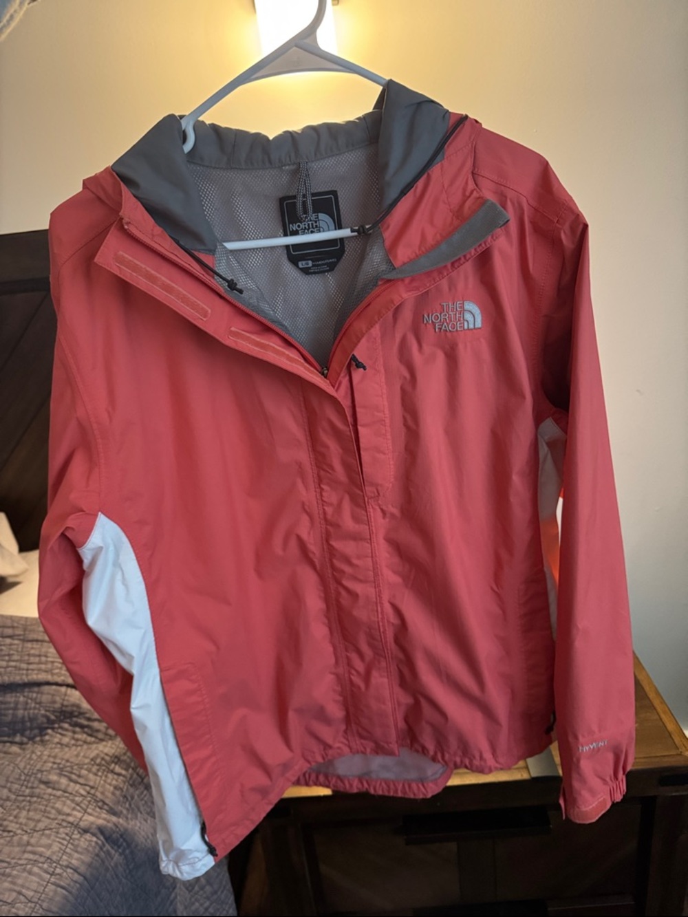 The North Face   Rain Jacket pink/ orange Size Large